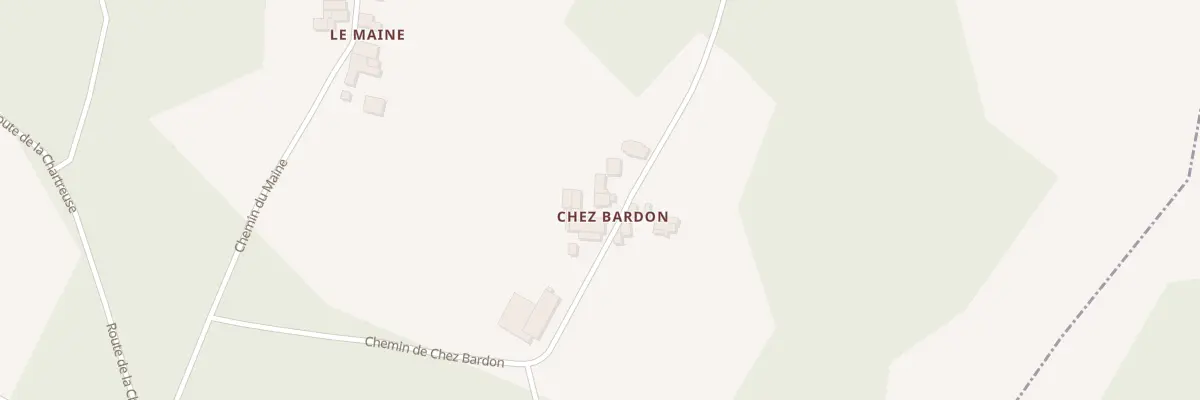 Plan du 3 Che de Chez Bardon à Brossac