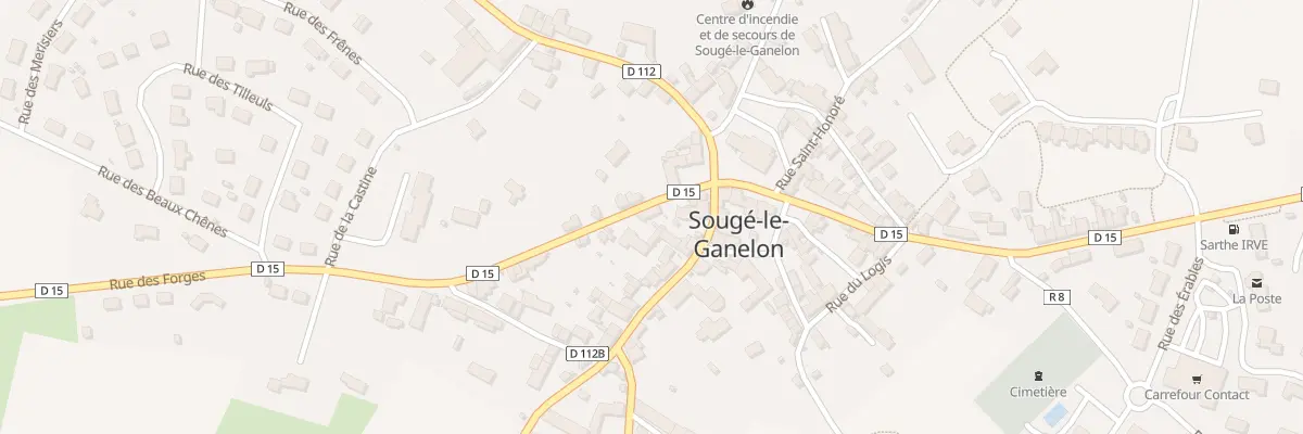 Plan du 3 Rue des Forges à Sougé-le-Ganelon
