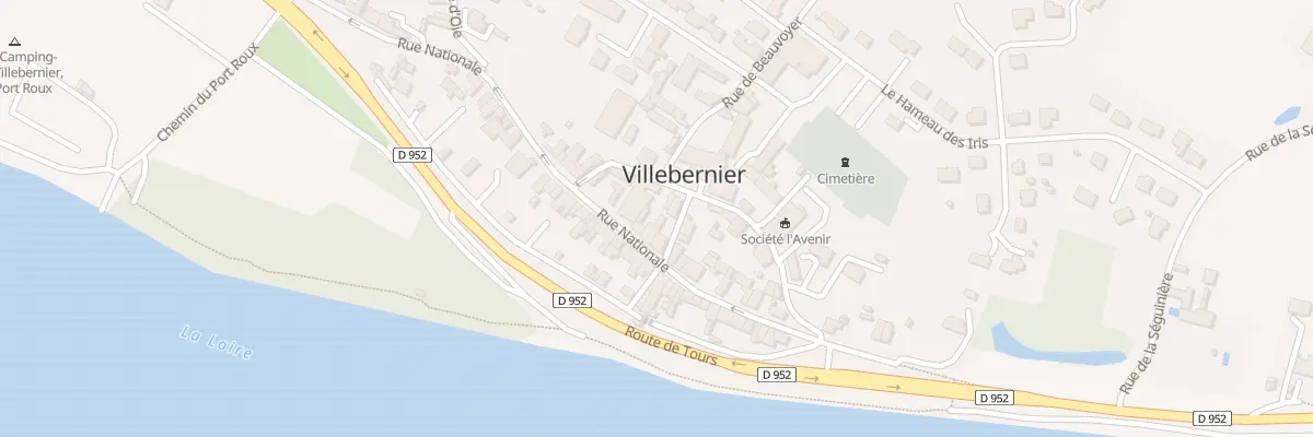 Plan du 30 Rue Nationale à Villebernier