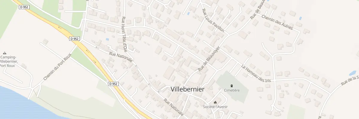 Plan du 3 Imp des Mouettes à Villebernier