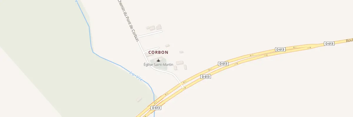 Plan du 5016 L’Eglise de Corbon à Notre-Dame-d’Estrées-Corbon