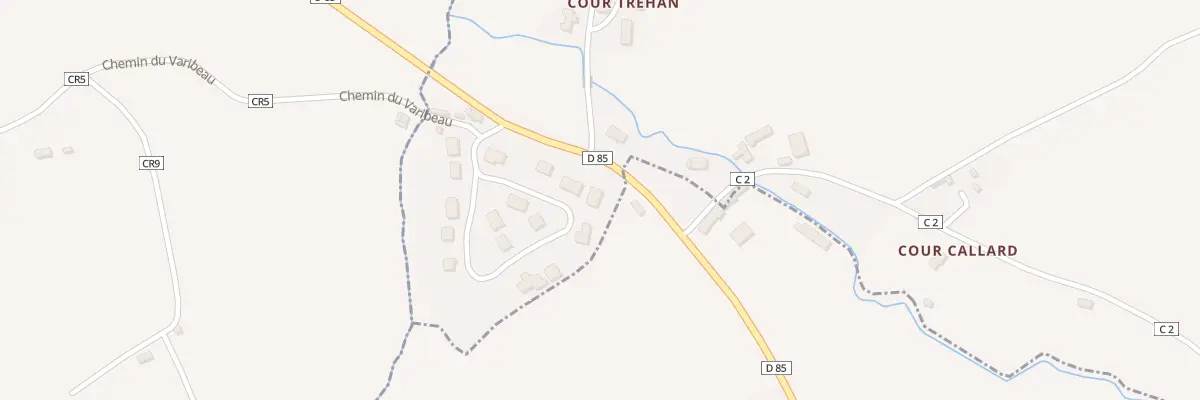 Plan du 5 Cour Treham à Saint-Léger-Dubosq