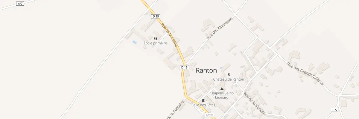 Plan du 13 Rue de la Mairie à Ranton