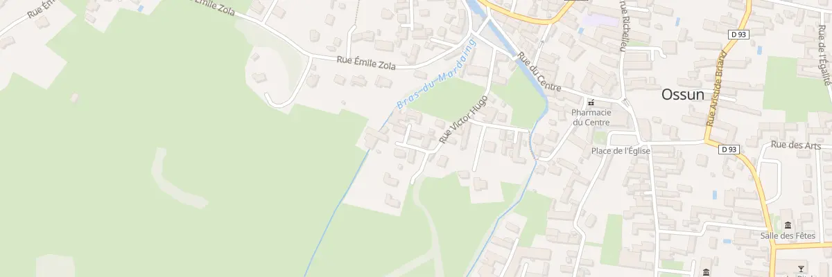 Plan du 6 Rue Victor Hugo à Ossun