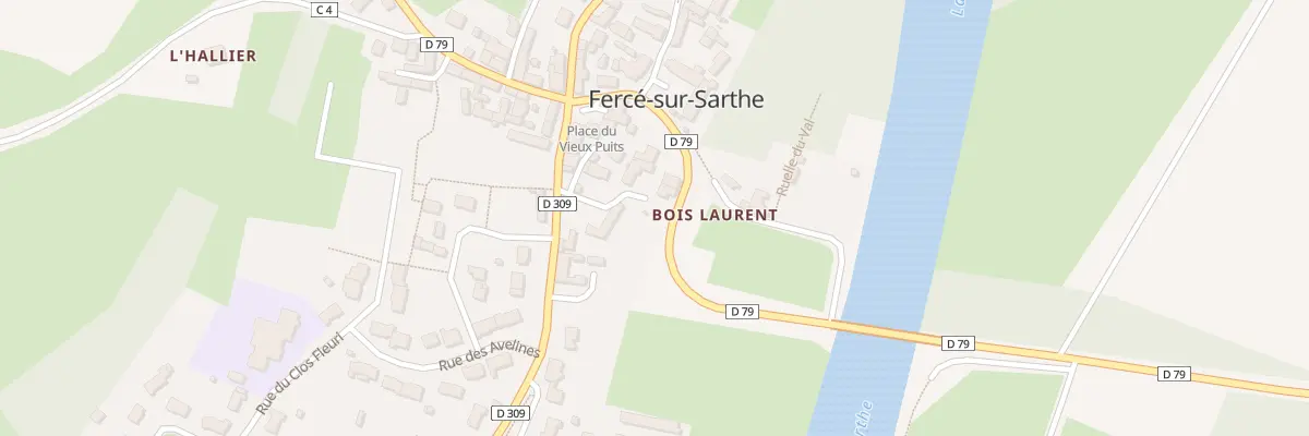 Plan du 4 Rue du Pont à Fercé-sur-Sarthe