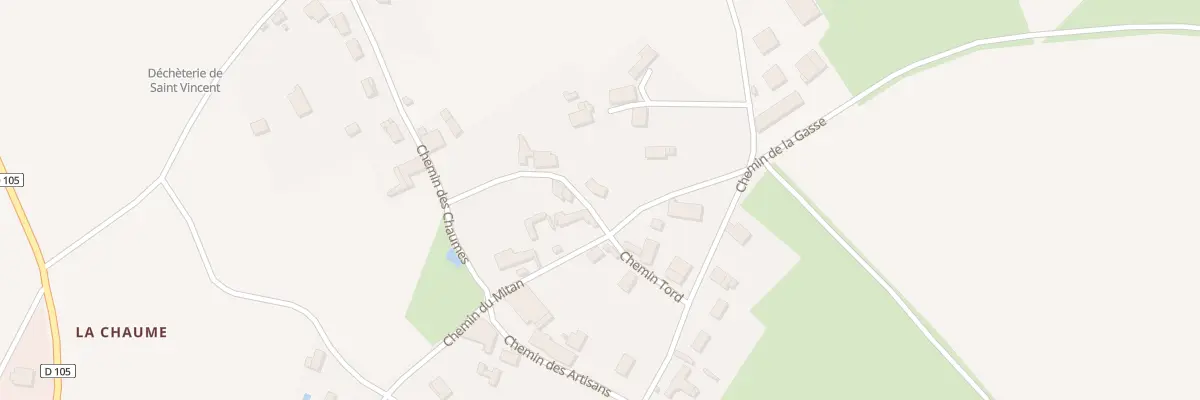 Plan du 5 Chem Tord - Châtenet à Saint-Vincent-la-Châtre