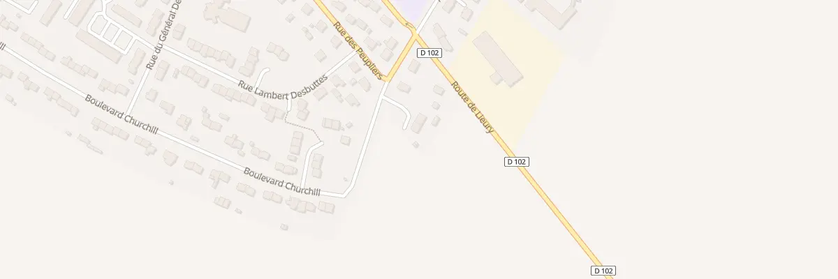 Plan du 91 Bd Churchill à Saint-Pierre-en-Auge