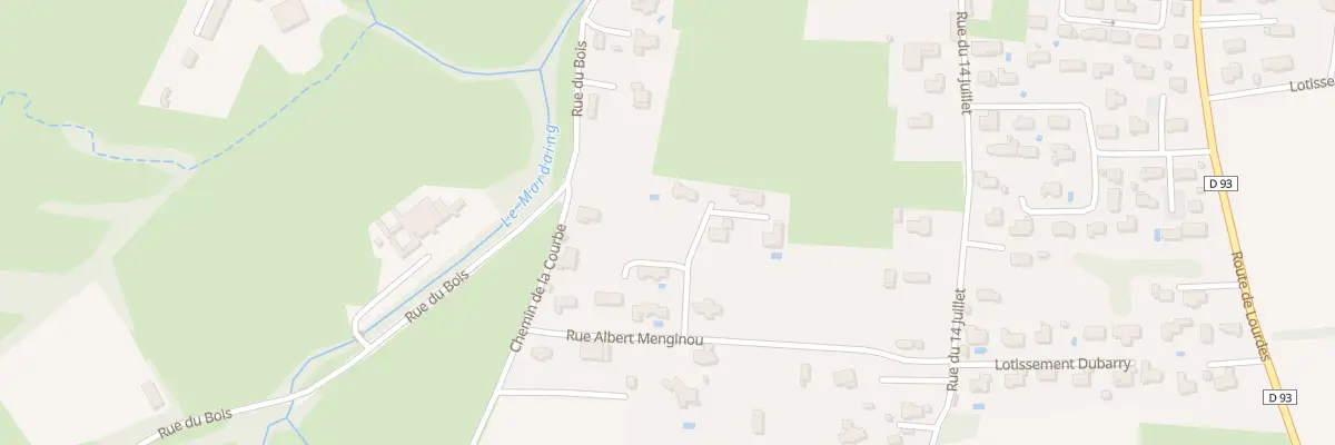 Plan du 5 Imp Albert Menginou à Ossun