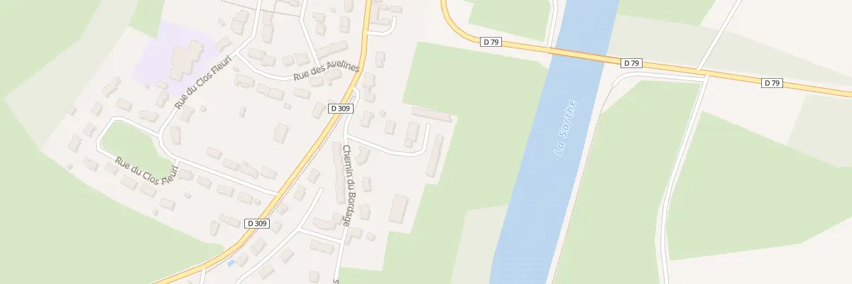 Plan du 5 Che du Bordage à Fercé-sur-Sarthe