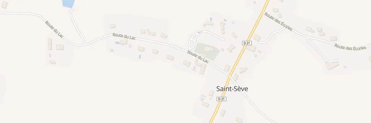 Plan du 111 Rte du Lac à Saint-Sève