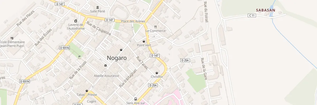 Plan du 1 Rue d’Estalens à Nogaro
