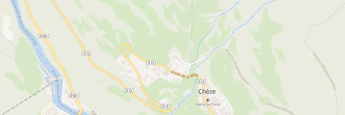 Plan du 5120 Le Village à Chèze