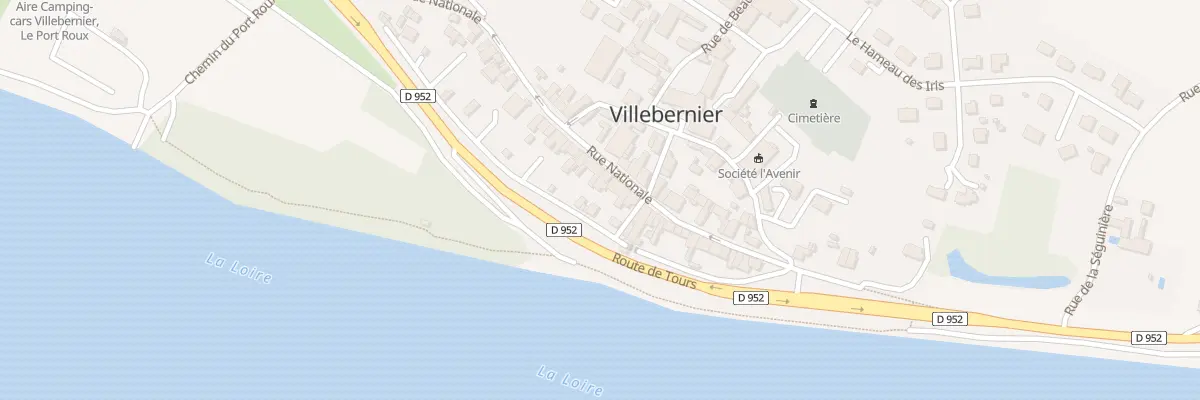 Plan du 35B Rue Nationale à Villebernier