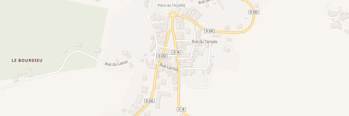 Plan du 122 Le Bourg à Pujols
