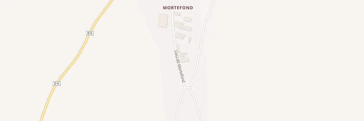 Plan du 5340 Mortefonds à Pamproux