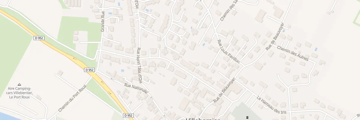 Plan du 18 Rue Mal Leclerc de Hauteclocq à Villebernier