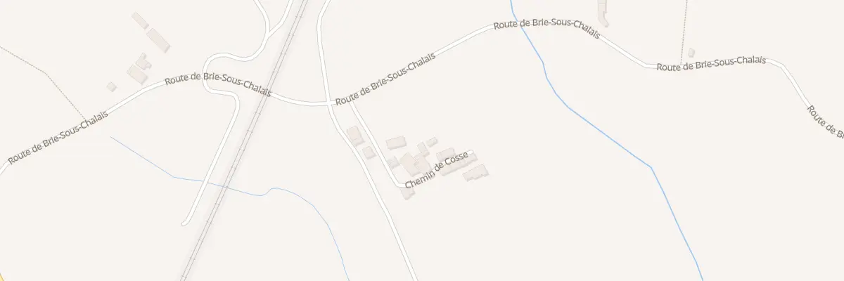Plan du 7 Che de Cosse à Brossac