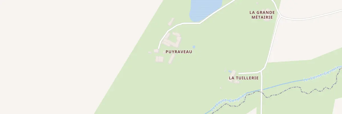 Plan du 9 Puyraveau à Sanxay