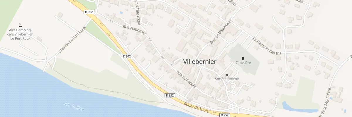 Plan du 1 Rue Jacques Cailleau à Villebernier