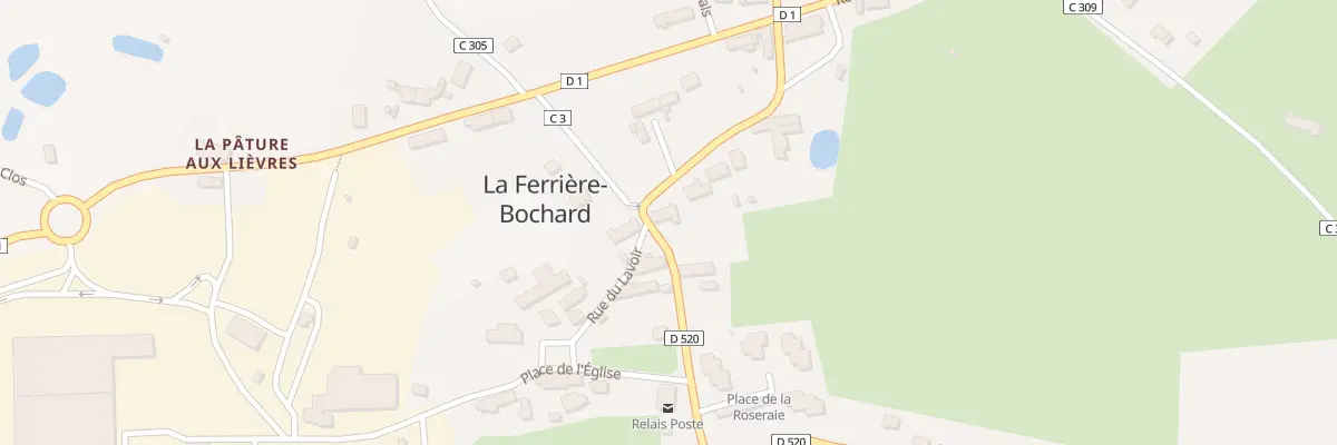 Plan du 13 Rue des Alpes Mancelles à La Ferrière-Bochard