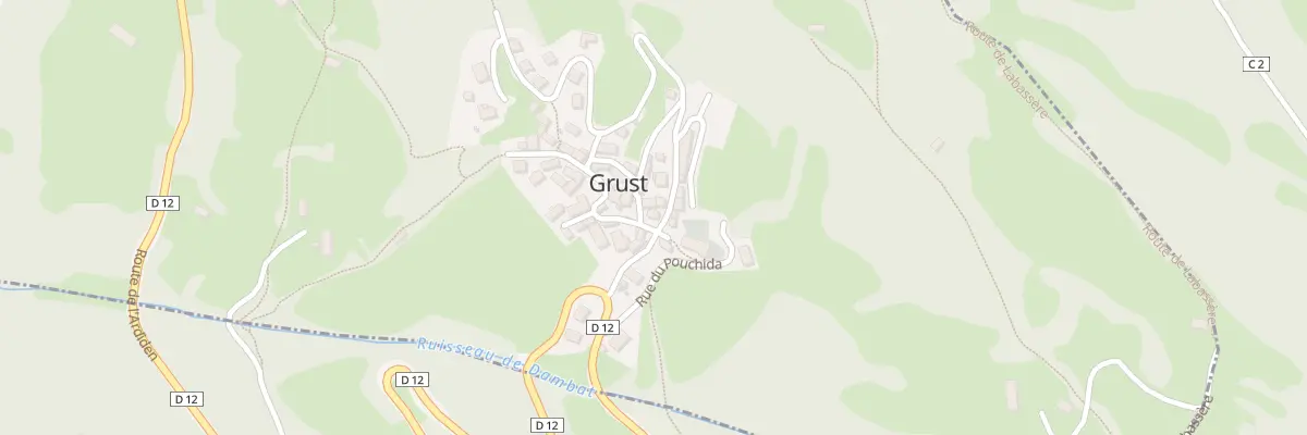 Plan du 10 Le Village à Grust