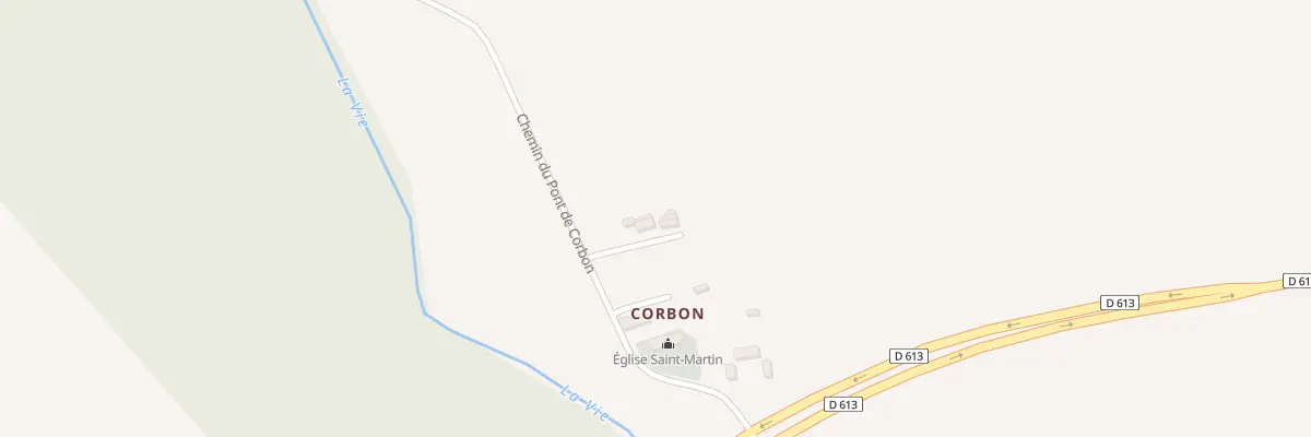 Plan du 5018 L’Eglise de Corbon à Notre-Dame-d’Estrées-Corbon