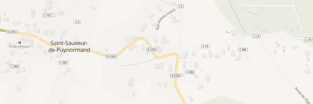 Plan du 15 Rte de Puynormand à Saint-Sauveur-de-Puynormand
