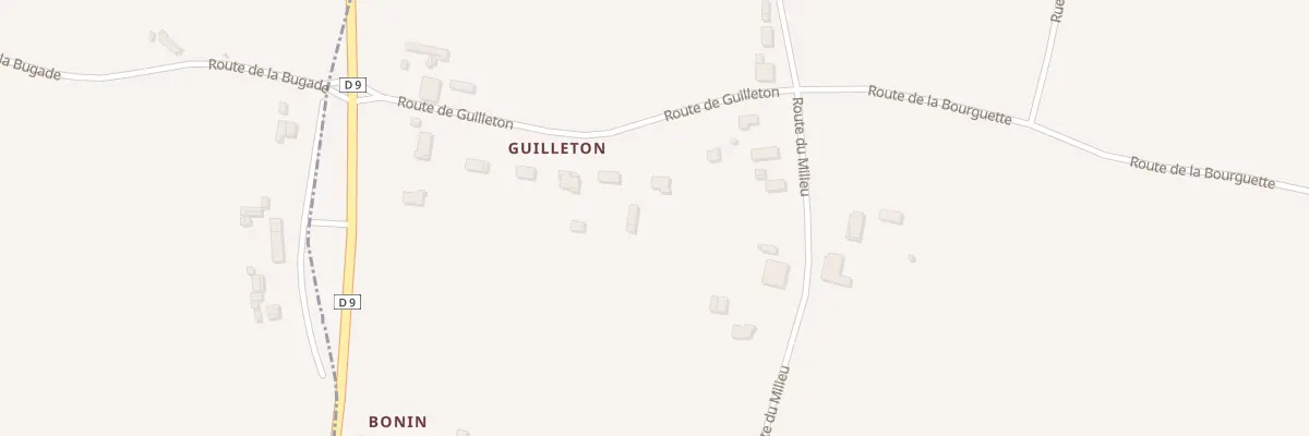 Plan du 101 Rte de Guilleton à Fontet