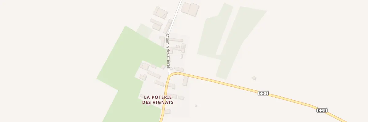 Plan du 50 Che des Crières à Guêprei