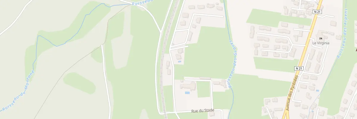 Plan du 22 Rue du Stade à Adé