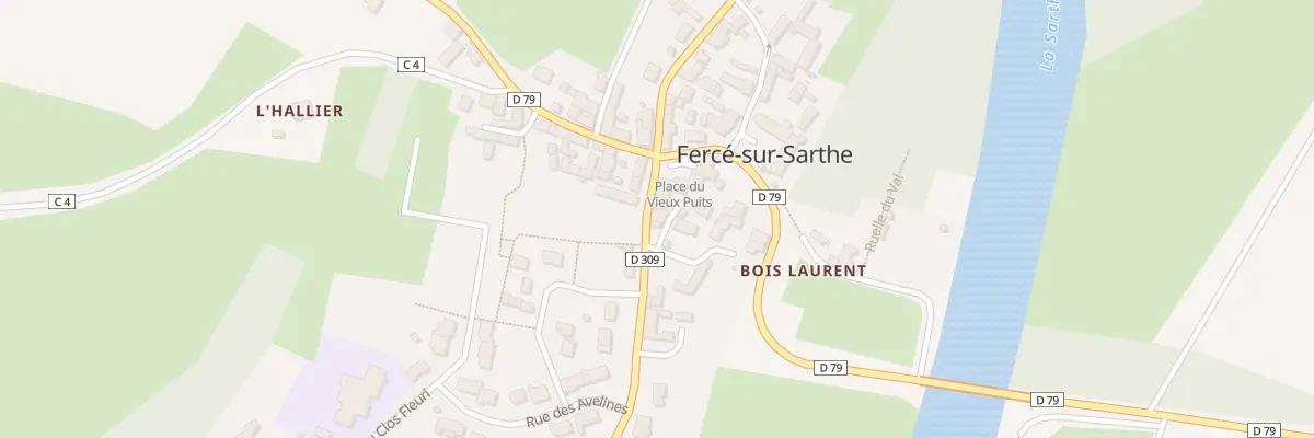 Plan du 3 Rue de Noyen à Fercé-sur-Sarthe