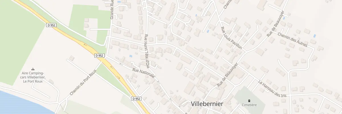 Plan du 13 Rue Mal Leclerc de Hauteclocq à Villebernier