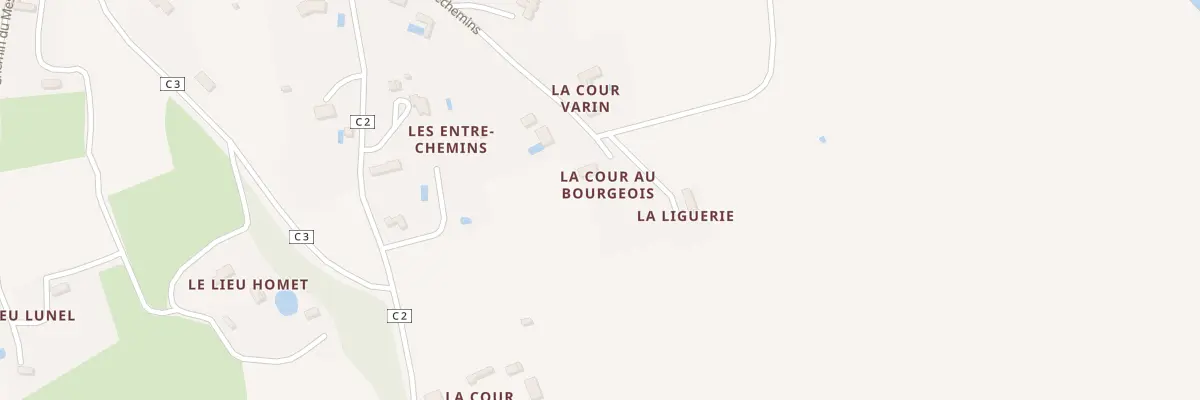 Plan du 5035 La Cour aux Bourgeois à Douville-en-Auge
