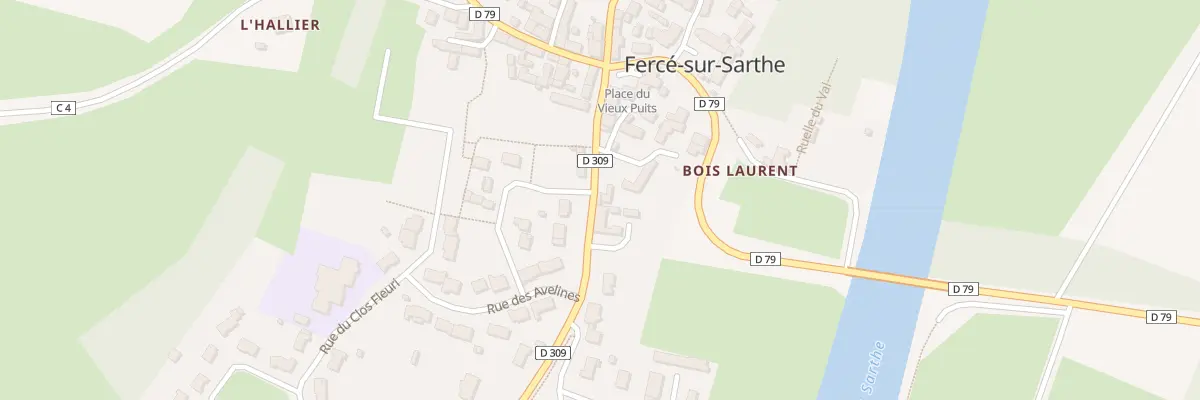 Plan du 11 Rue de Noyen à Fercé-sur-Sarthe