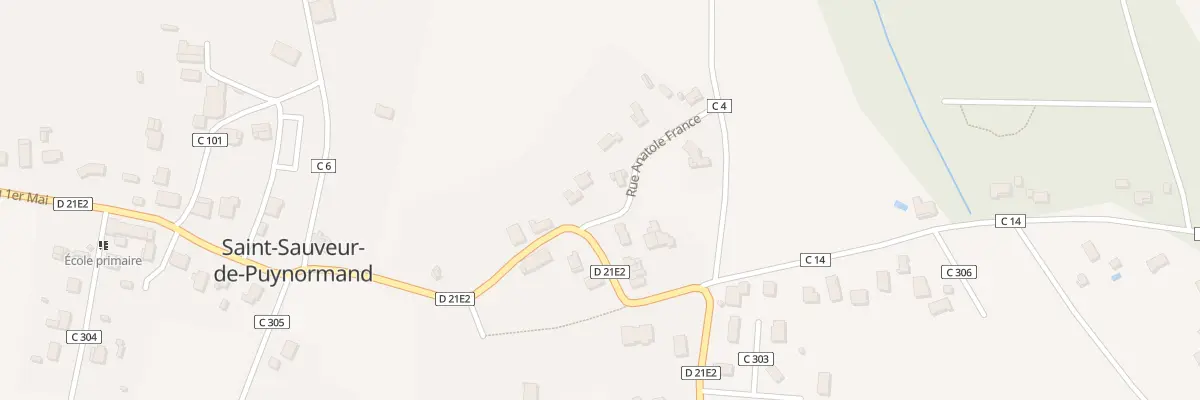 Plan du 1 Rue Anatole France à Saint-Sauveur-de-Puynormand