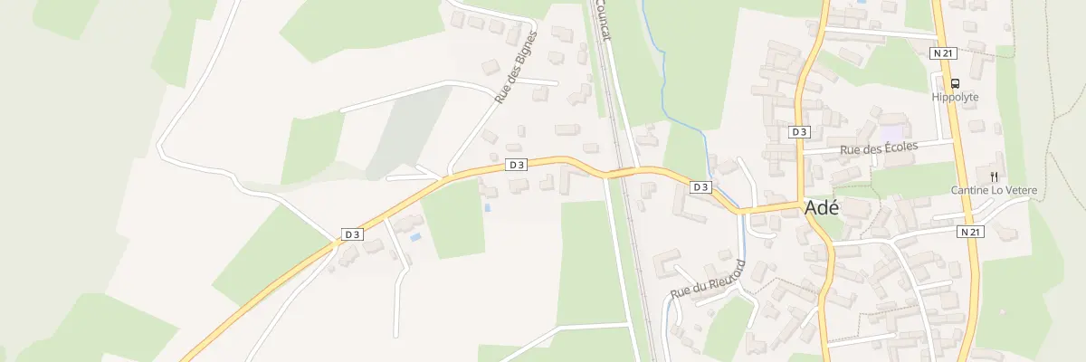 Plan du 11B Rte de Bartrès à Adé