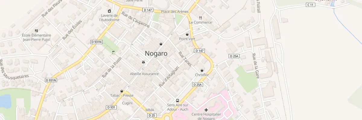 Plan du 9B Rue d’Artagnan à Nogaro