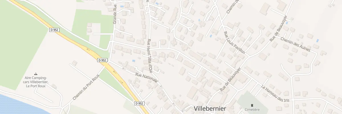 Plan du 15 Rue Mal Leclerc de Hauteclocq à Villebernier