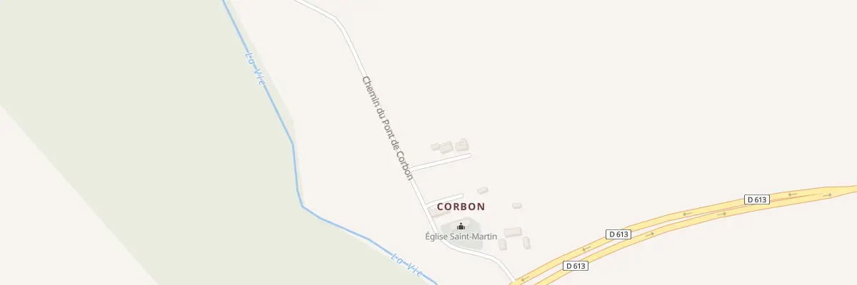 Plan du 5028 L’Eglise de Corbon à Notre-Dame-d’Estrées-Corbon