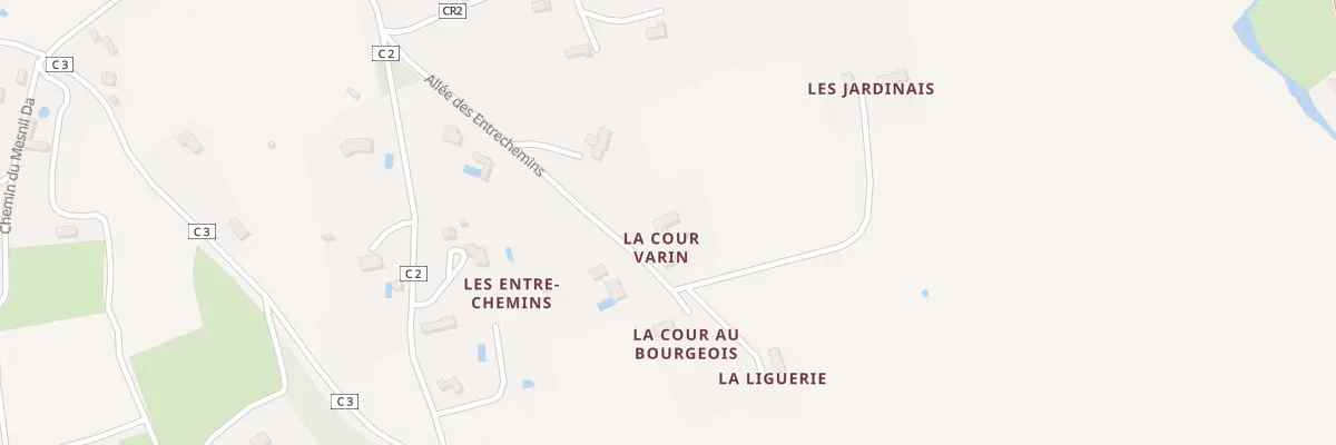 Plan du 5080 La Cour A Varin à Douville-en-Auge