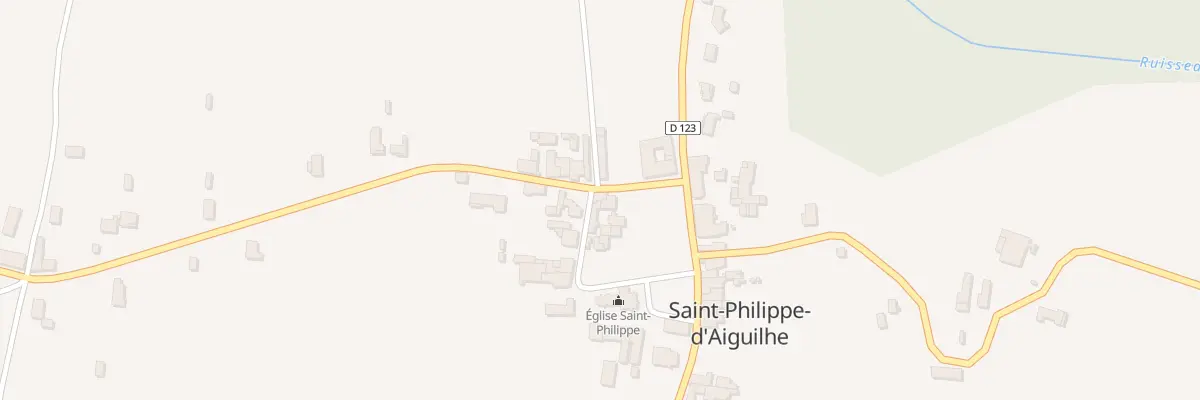 Plan du 24 Bourg Ouest à Saint-Philippe-d’Aiguilhe