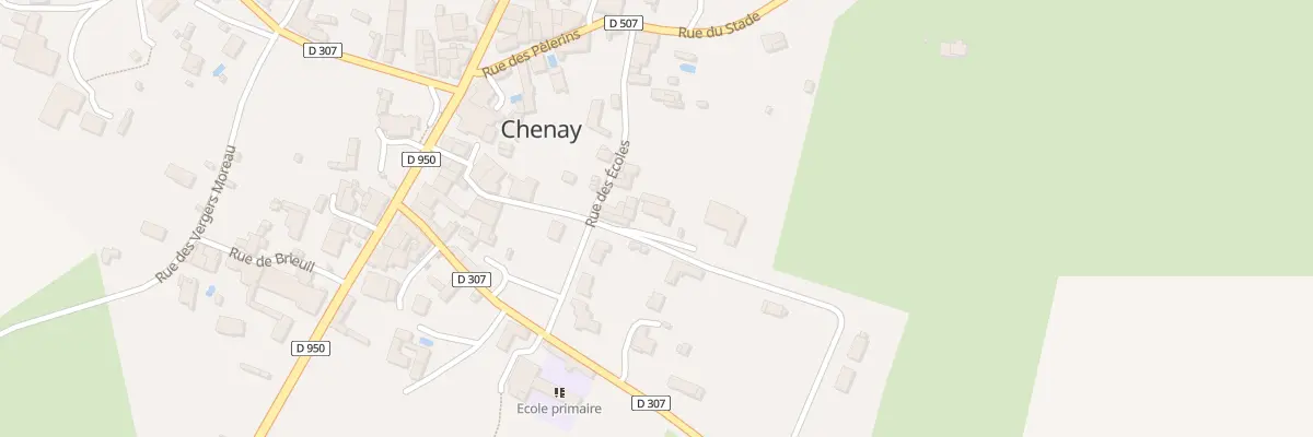 Plan du 3 Imp du Moulin à Chenay