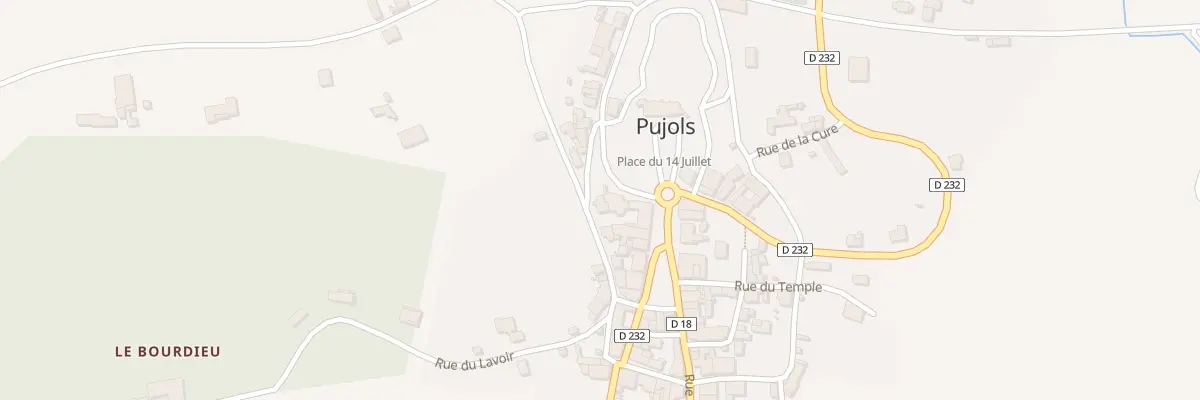 Plan du 3 Rue des Anciennes Ecoles à Pujols