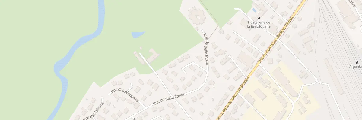 Plan du 6 Rue des Rouges Gorges à Argentan