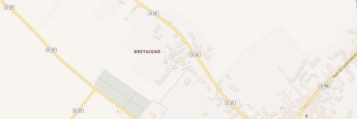 Plan du 3 Chem de Bretaigne à Thénezay