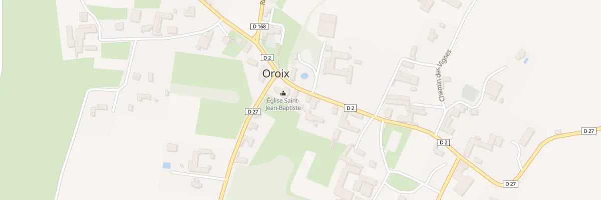 Plan du 1 Rte du Lavoir à Oroix