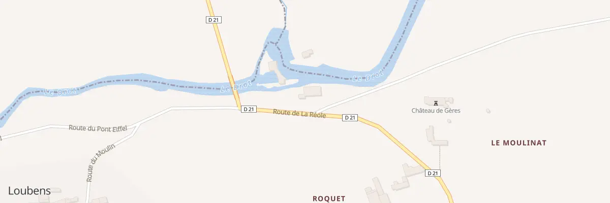 Plan du 1 Le Moulin à Landerrouet-sur-Ségur
