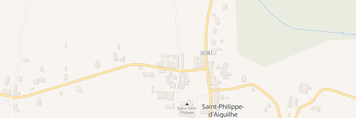 Plan du 23 Bourg Ouest à Saint-Philippe-d’Aiguilhe