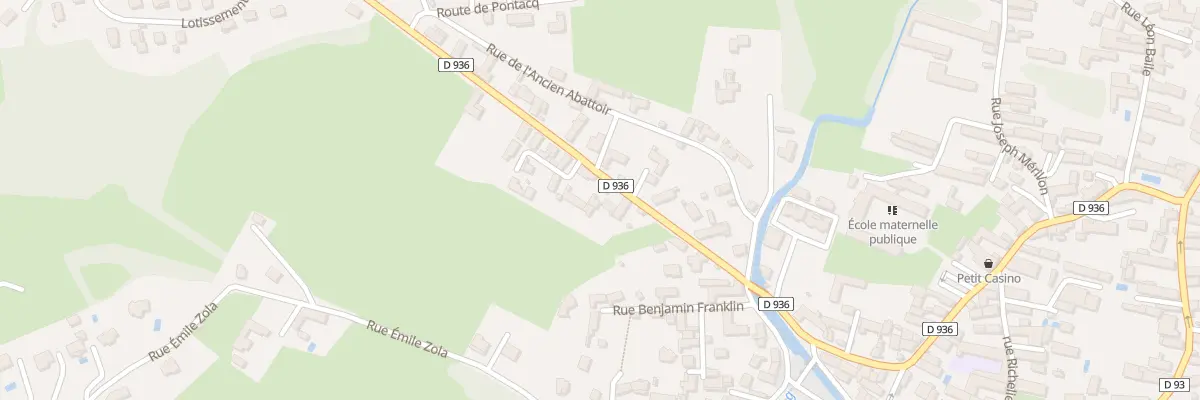 Plan du 9 Rte de Pontacq à Ossun