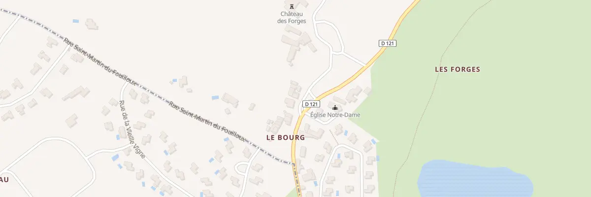 Plan du 5124 Le Bourg Ouest aux Forges